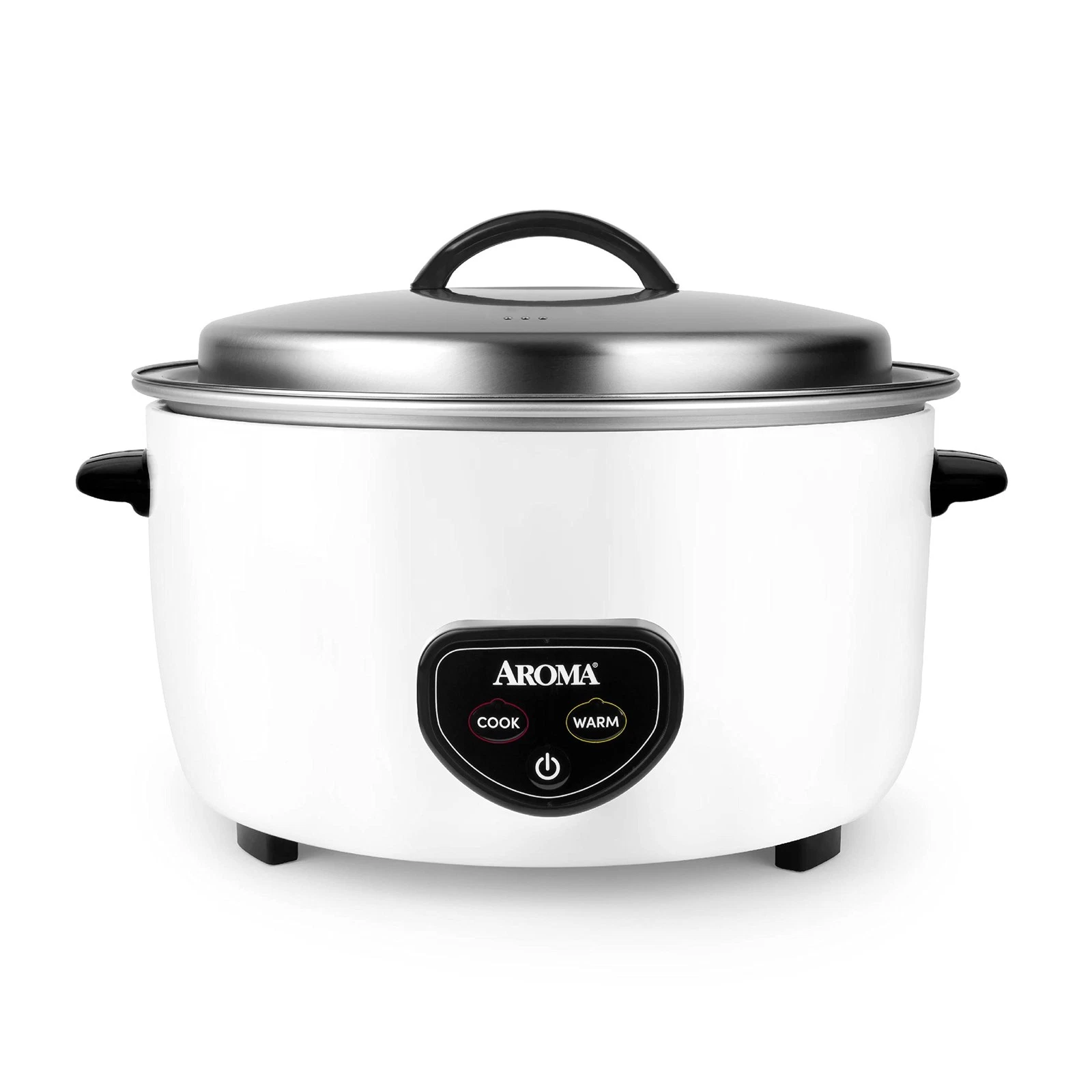 Aroma Housewares Commercial 60-Cup Cooked 14Qt Rice Grain Cooker ARC-1430E White