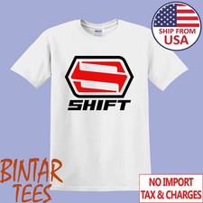 Shift Racing Speed Men's White Size S to 5XL