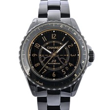 CHANEL J12 Couture 1.5" H9762 Watches / black Mechanical Automatic mens