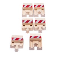 Houten Rails - Stootblokken 6St. (Us Import) Toy Neu