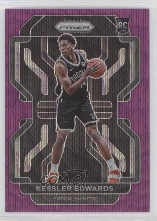 2021-22 Panini Prizm Purple Wave Prizm Kessler Edwards #284 01wi