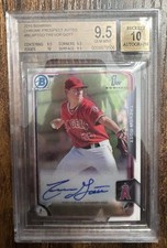 2015 Bowman Chrome Prospects AUTO Trevor Gott 1st Bowman BGS 9.5 GEM MINT 10