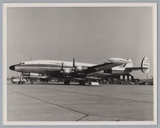 Iberia Lockheed Super G Constellation EC-ADN Vintage Aircraft Press Photo Spain