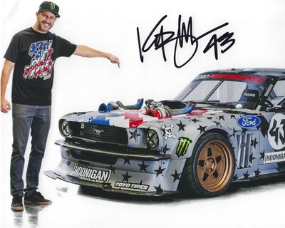 KEN BLOCK Signed 8 x 10 Photo Signed REPRINT Racing HOONIGAN