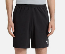 PUMA Men's Lightweight Active Woven Short, Black, SMALL
