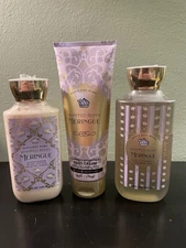 Bath & Body Works Whipped Berry Meringue 3 Pack - Lotion, Cream, Shower Gel