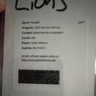 2025 Donruss Optic Tyleik Williams Base (RAW)