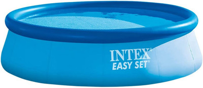 Intex Easy Set Pool - Aufstellpool, Blau, 366 Cm X 366 Cm X 76 Cm