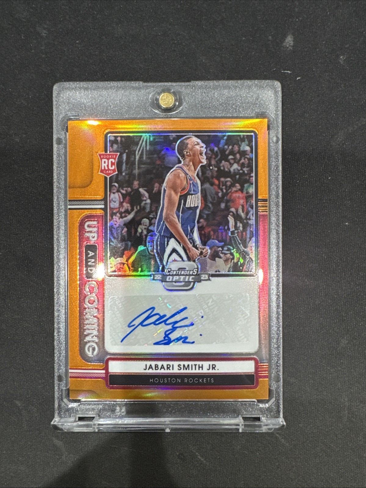 2022-23 Panini Contenders Optic Jabari Smith Jr. RC Auto Orange /25