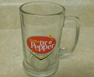 Dublin Dr Pepper Beer Stein Glass  / Mug