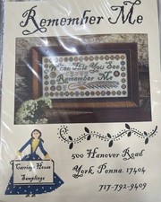 Remember Me by Carriage House Samplings cross stitch pattern