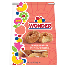 Wonder Peach Cobbler Flavored Mini Donuts, 11.5 oz