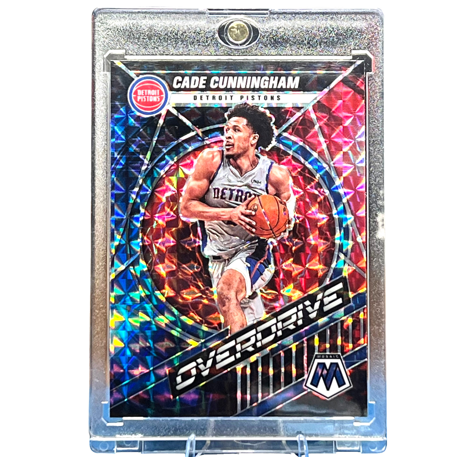 2021-22 Mosaic Cade Cunningham Overdrive Prizm #18 RC | DETROIT Rare Insert SSP⭐