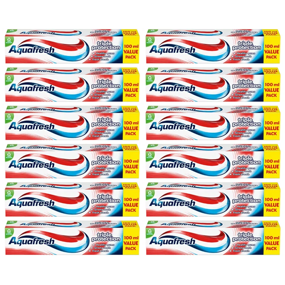 Aquafresh Triple Protection Toothpaste 100ml x12