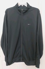 NIKE MENS BLACK ZIP LIGHT JACKET HAND POCKETS SIZE XXL RN56124