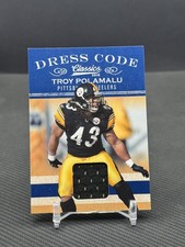2010 Panini Classics - Dress Code Troy Polamalu #15 Jerseys /299 (MEM)