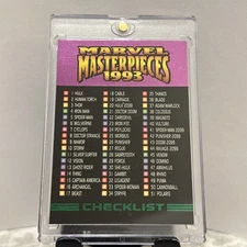 1993 MARVEL MASTERPIECES CHECKLIST #90