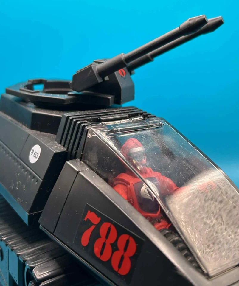 COBRA H.I.S.S. Tanque HISS Negro 100% Completo 25º Ataque a Cobra GI JOE GIJOE Foto 2 de 4