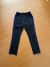 Needles Narrow Track Pants Black Purple Men's Size S