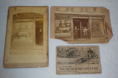 South Boston Tobacco Cigars Smoker's Articles T.J. Prior Shop Antique Photos