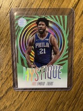 Joel Embiid 2019-20 Panini Illusions Mystique Emerald Acetate #5 76ers