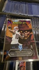 👻🔥 2025 Wild Card Haunted Hits – Drake Maye “Scarecrow” Monster Hit 1/1 🔥👻