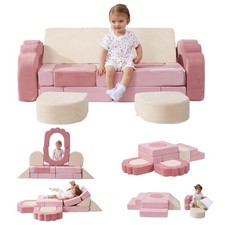 13-Piece Foam Climbing Blocks for Toddlers, Soft Toddler Climbing Toys Indoor...