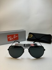 Ray Ban Aviator Sunglasses RB3025 Black Frame Black Lense Unisex Adult