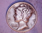 1943 Mercury Head Silver Dime  **214-6