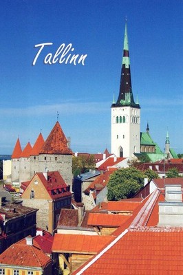 Estonia Tallinn Eesti Oleviste Kirik Ja Vanalinna Panoraamvaade Unposted #PBE583