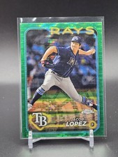 2024 Topps Chrome #225 Jacob Lopez Green Sonar Refractors #63/99 RC