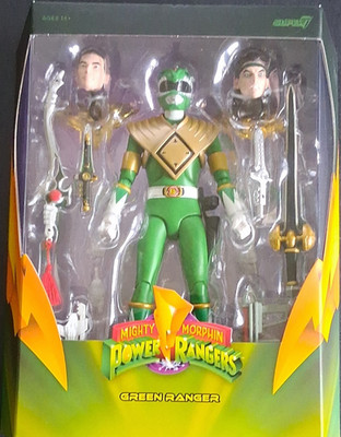 Super7 Ultimates Green Ranger Power Rangers Figure Boxed With Accessories