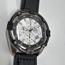 Orologio cronografo Orient TR0Y F0 A modello acciaio inossidabile finitura vi...