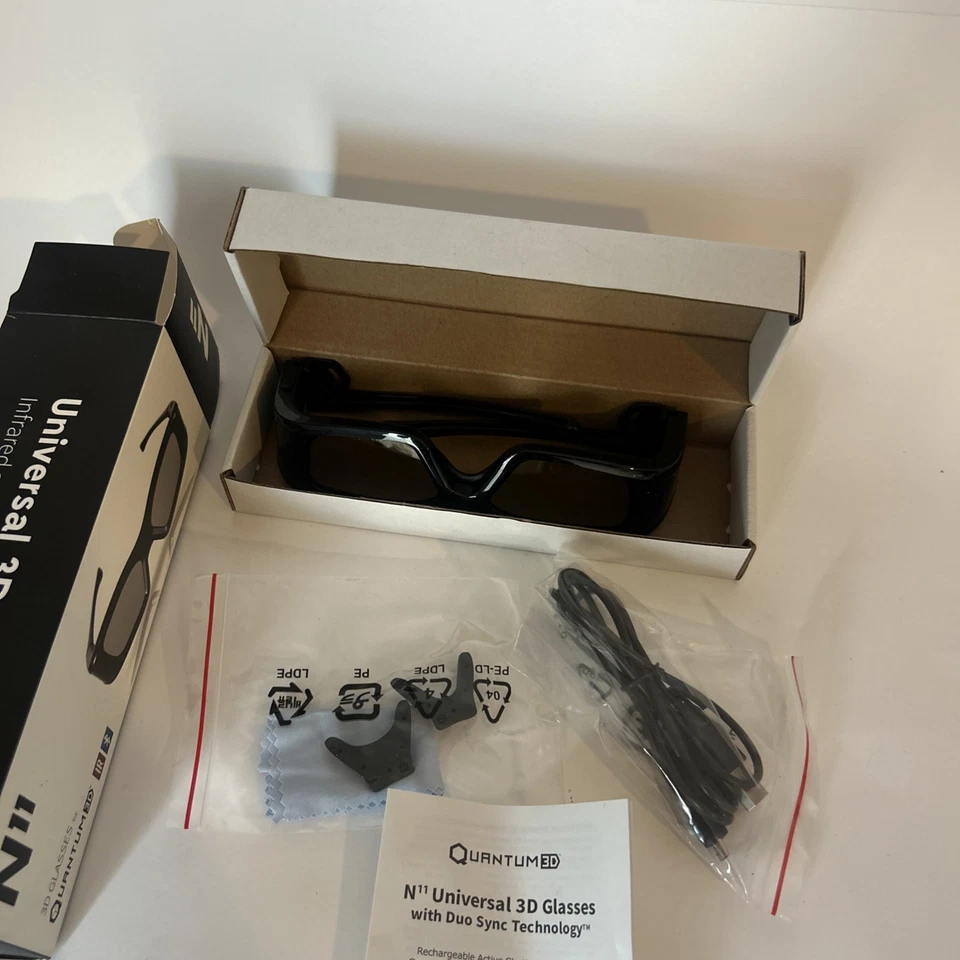 Quantum 3D N11 Gafas 3D Universales Infrarrojo Compatible con Bluetooth Foto 2 de 4