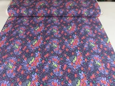 Free Spirit Tula Pink Tiny Beasts "Whos Your Dandy" GLIMMER, Hedgehogs on Purple