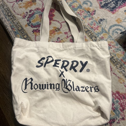 Sperry x Rowing Blazers Tote Bag Canvas Cotton