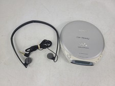 SONY Car Ready CD Walkman Model D-EJ368CK G-Protection With Headphones MDR-A35