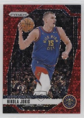 2024-25 Panini Prizm Fast Break Red Prizm 64/100 Nikola Jokic #129 11y2