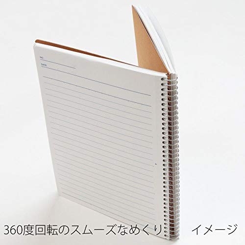 Maruman Spiral Ring Notebook A4 80 Sheets N245ES Bulk Purchase Set of 5 Books - Picture 3 of 6