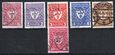 D.REICH MiNr. 199/204 "Gewerbeschau M&uuml;nchen", gestempelt