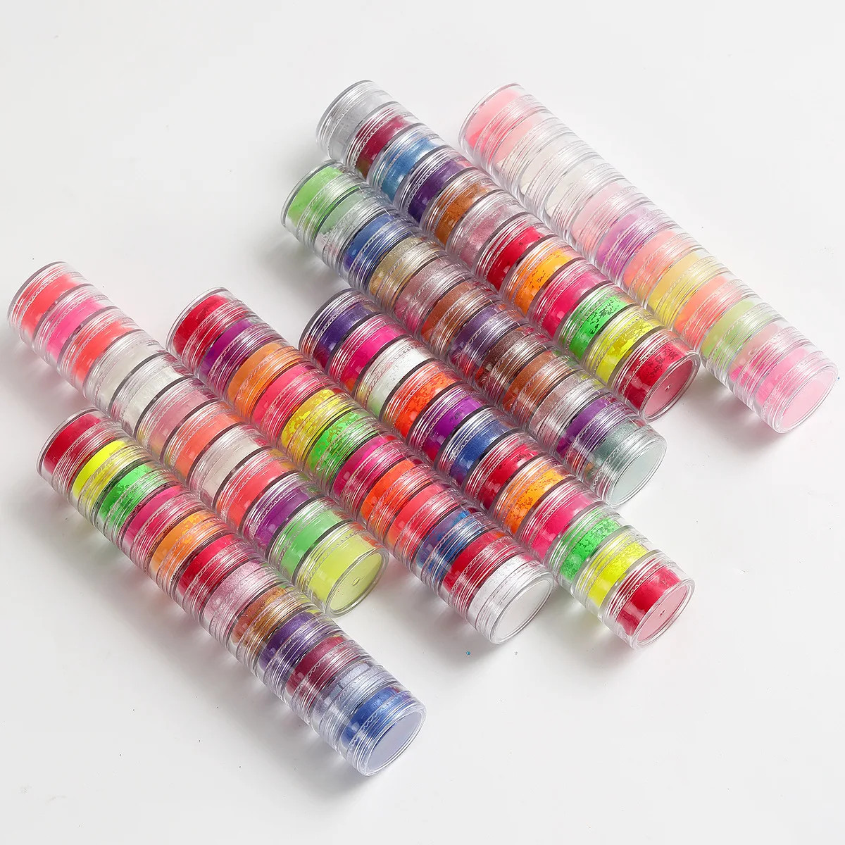 Epoxy Resin Pigment Kit 12 Colors Fluorescent Luminous Powder for DIY Crafts