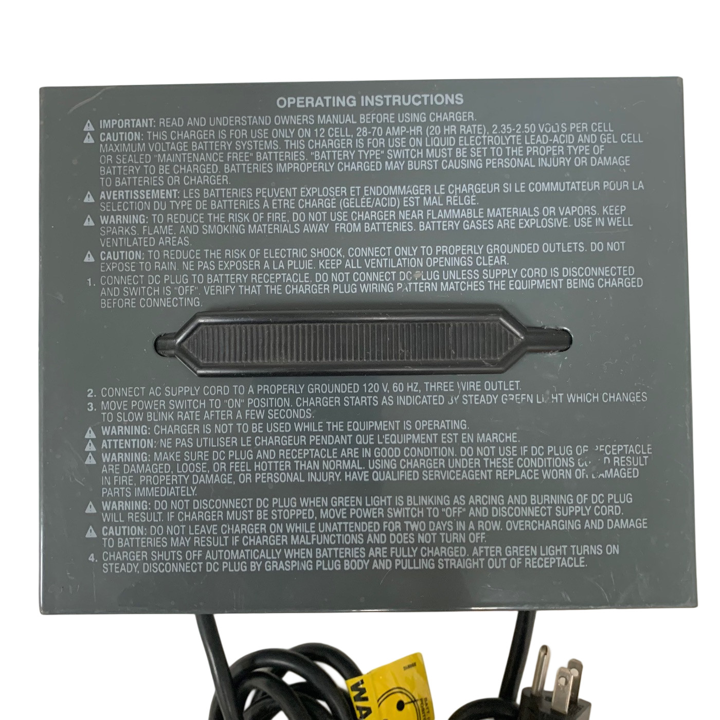 Invacare 16810 Wheelchair Battery Charger Fully Automatic 24 Volt 8 Amp