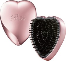 ReFa HEART BRUSH Rose Gold Detangling Hair Brush Scalp Massage With Cover Japan