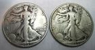 1939 S, & 1939 P * 2 SILVER WALKING LIBERTY HALF DOLLARS * As Seen FREE SHIP