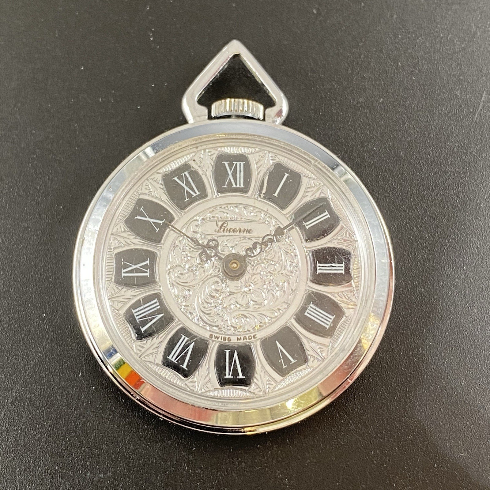 Vintage Lucerne E. Gluck Swiss Mechanical Pocket Watch 1 Jewel