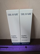 2 New Truhair Red Color Fibers .44oz Root Coverage  Density Booster