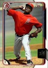 2015 Bowman #BP128 Victor Alcantara Los Angeles Angels