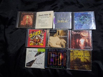 10 CD Industrial Lot Scar Tissue Distorted Reality Foetus Moksha Nomenclature