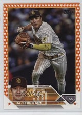 2023 Topps Complete Set Fanatics Exclusive Orange Star /99 Ha-Seong Kim #57 15t1