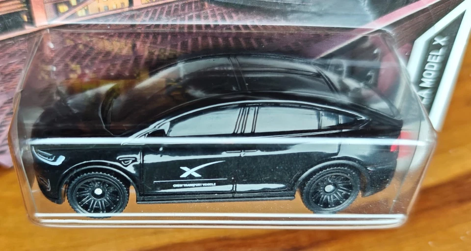 Modellino Tesla model X -Versione SpaceX  Matchbox - Mattel - Immagine 2 di 3